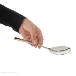 قاشق خورش خوری ناب استیل مدل فلورانس کد 230-0339