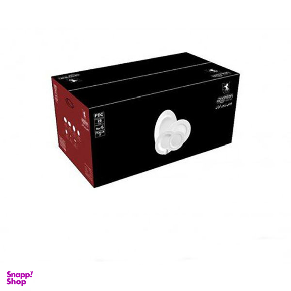 سرویس غذا خوری 29 پارچه چینی زرین ایران سری نیوکلاسیک مدل نارسیس درجه عالی