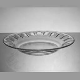 بشقاب خورش خوری شیشه و بلور اصفهان (Esfahan Glass) مدل گلایل کد 522 بسته 6 عددی