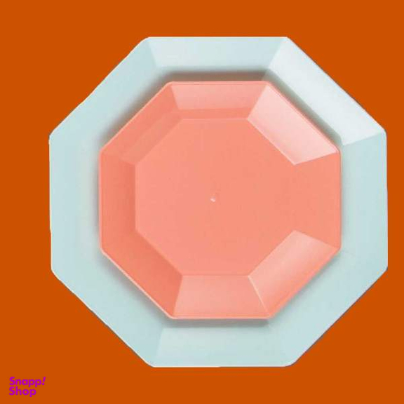 بشقاب یکبار مصرف کوشا مدل کیک خوری برلیان کد B0300 بسته 6 عددی