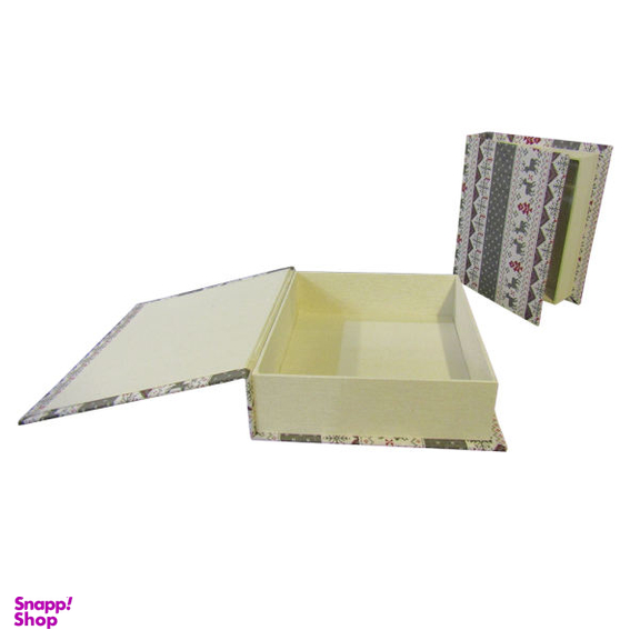 جعبه هدیه هوم اند لایف طرح گوزن مدل کتاب مجموعه 2 عددی