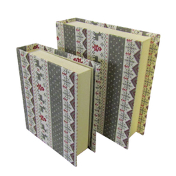 جعبه هدیه هوم اند لایف طرح گوزن مدل کتاب مجموعه 2 عددی