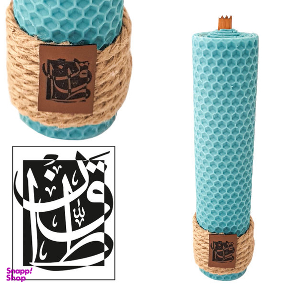 شمع مدل موم عسل قطان آرت کد 116 مجموعه 2 عددی