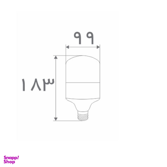 لامپ ال ای دی 30 وات افراتاب (Afratab) مدل Af-Cu-30Wap پایه E27