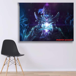 تابلو شاسی گالری استاربوی طرح Phantom Assassin مدل بازی Dota 2