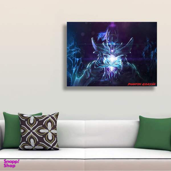 تابلو شاسی گالری استاربوی طرح Phantom Assassin مدل بازی Dota 2