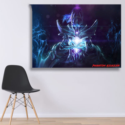 تابلو شاسی گالری استاربوی طرح Phantom Assassin مدل بازی Dota 2