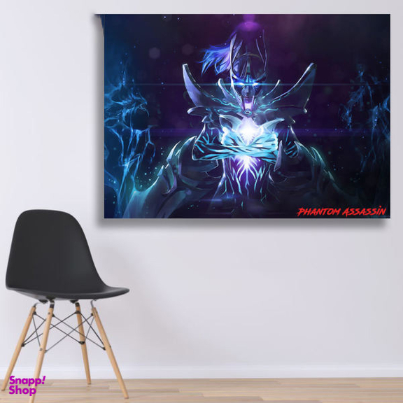 تابلو شاسی گالری استاربوی طرح Phantom Assassin مدل بازی Dota 2