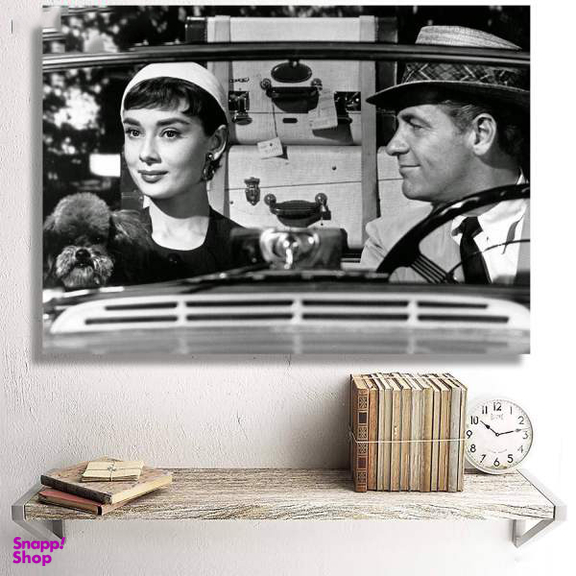 تابلو شاسی گالری استاربوی طرح آدری هپبورن Sabrina مدل Hollywood Actresses 03