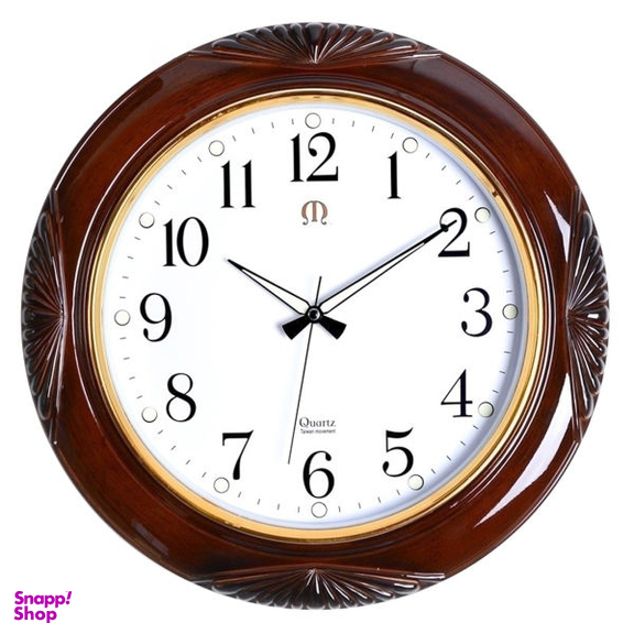 ساعت دیواری طرح چوب کد 4008
