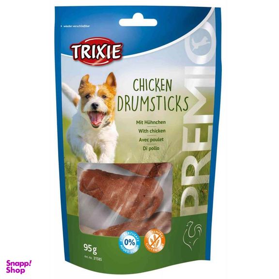 تشویقی سگ تریکسی مدل Chicken Drumsticks وزن 95 گرم