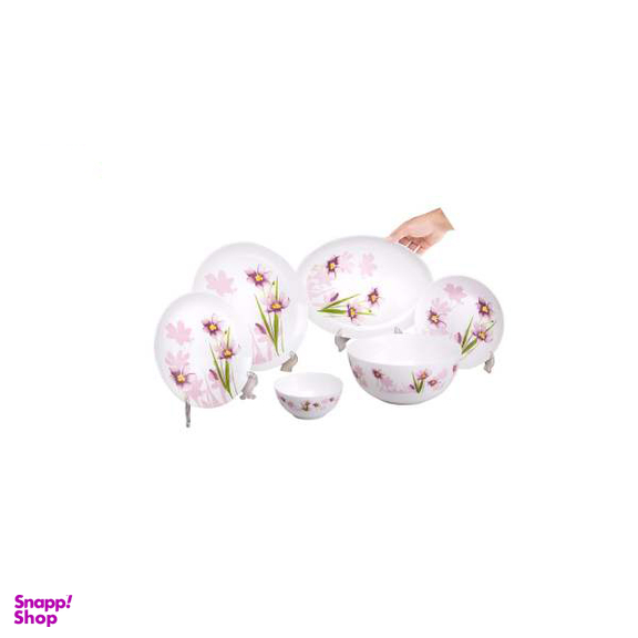 سرویس غذاخوری 26 پارچه لومینارک طرح Dream Grass کد 9004