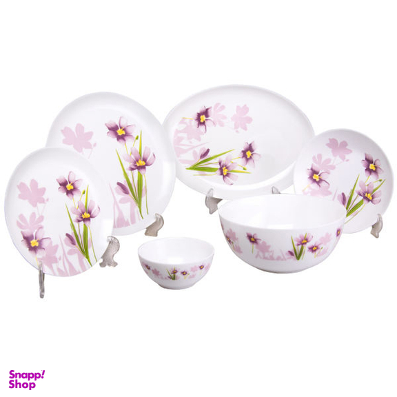 سرویس غذاخوری 26 پارچه لومینارک طرح Dream Grass کد 9004