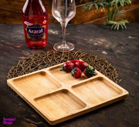 اردو خوری مدل مربع چوبی