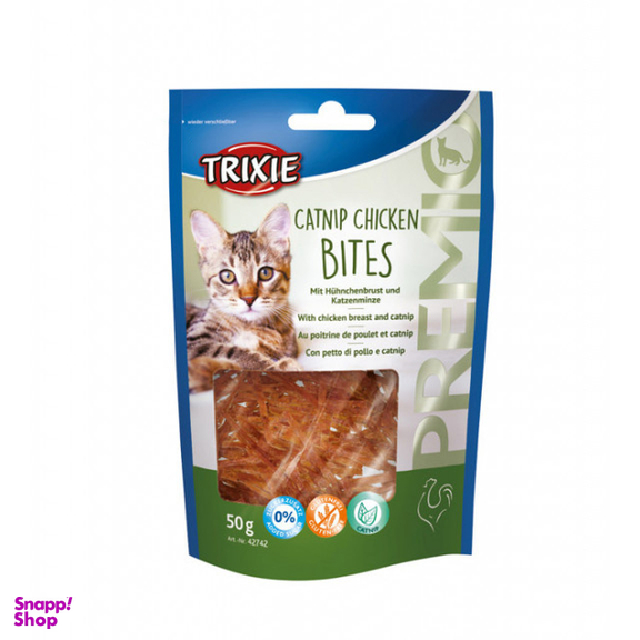 تشویقی گربه تریکسی (Trixie) با طعم مرغ و کتنیپ وزن 50 گرم