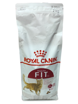 غذای خشک گربه بالغ رویال کنین مدل فیت وزن 2 کیلوگرم