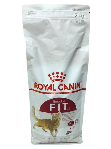 غذای خشک گربه بالغ رویال کنین مدل فیت وزن 2 کیلوگرم