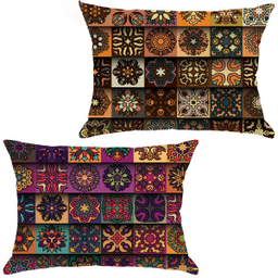 کوسن مدل R21-10527-528 مجموعه 2 عددی چند رنگ