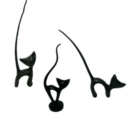 مجسمه طرح گربه مجموعه ۳ عددی