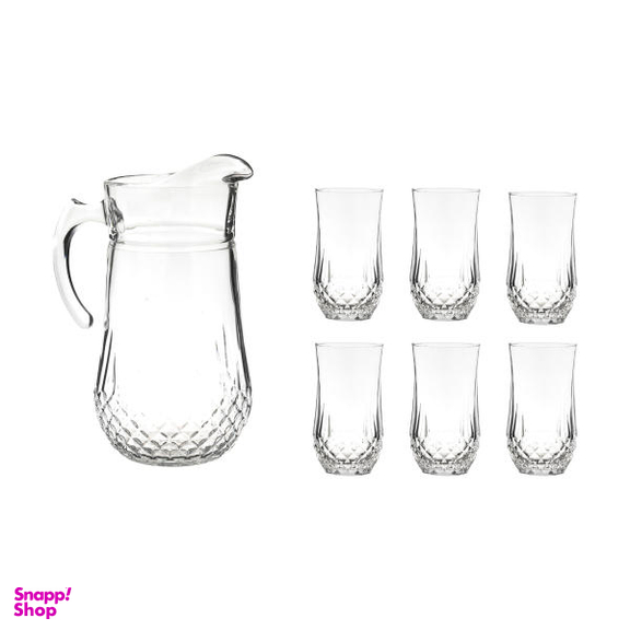 ست پارچ و لیوان 7 پارچه نوری تازه (Noritazeh) مدل 242102W سری اپرا