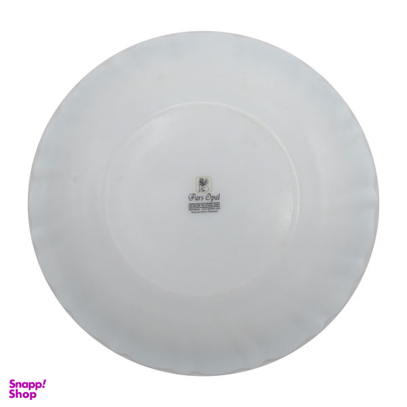 بشقاب خورش خوری پارس اپال مدل نرگس کد 180P بسته 6 عددی