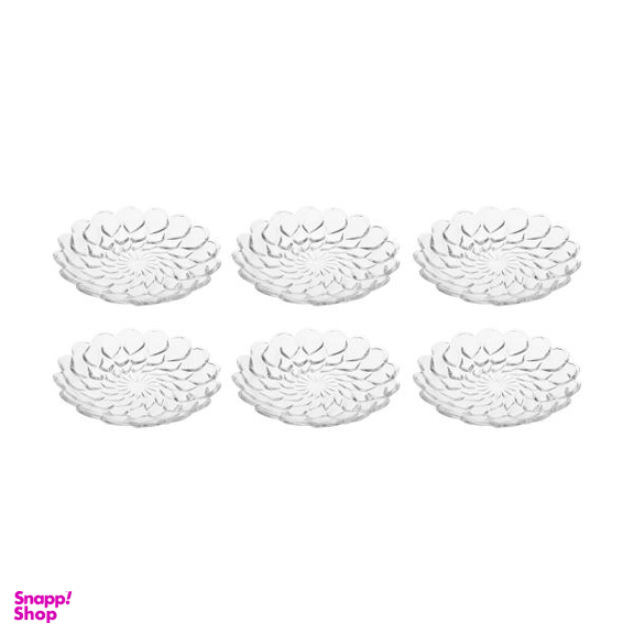پیش دستی شیشه و بلور اصفهان (Esfahan Glass) مدل فلورانس کد 817 بسته 6 عددی
