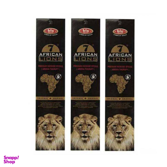عود خوشبو کننده بیک مدل african lions مجموعه 3 عددی