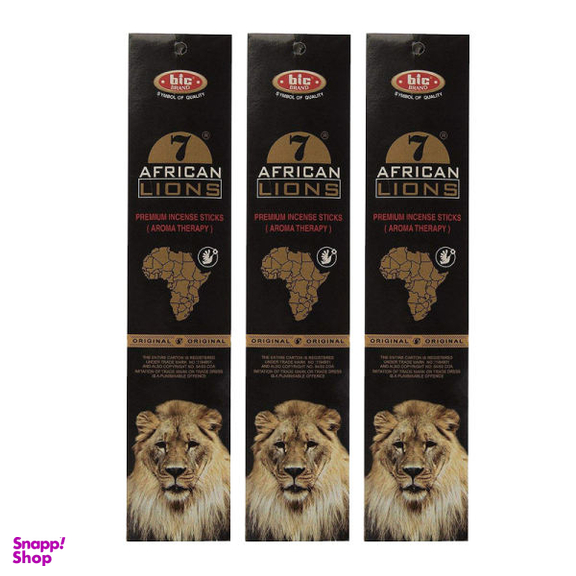عود خوشبو کننده بیک مدل african lions مجموعه 3 عددی