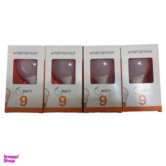 لامپ 9 وات نمانور (Namanoor) بسته چهار عددی