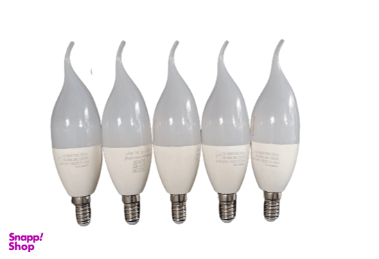 لامپ ال ای دی 7 وات نمانور کد 001 پایه E14 بسته 5 عددی