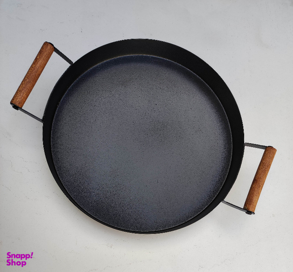 سینی سرو مدل دسته چوبی یک عدد