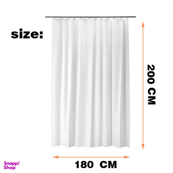 پرده حمام دلفین (Dolphin) کد IR - DL سایز 200×180 سانتی متر