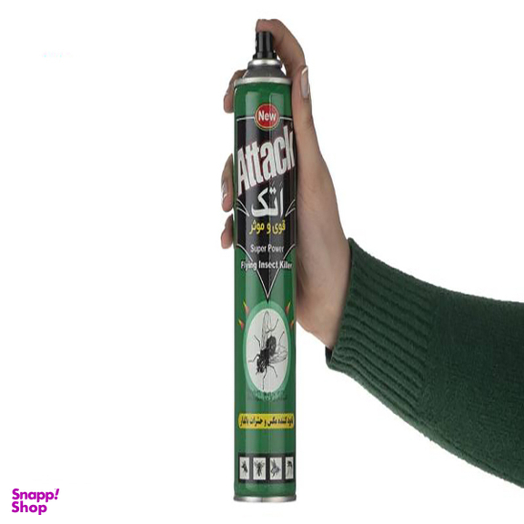 اسپری حشره کش اتک مدل سبز-Green حجم 400 میلی لیتر