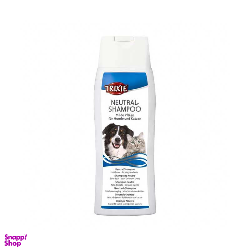 شامپو سگ و گربه تریکسی مدل Neutral Shampoo حجم 250 میلی لیتر