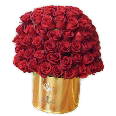 باکس گل رز هلندی گل آنلاین مدل 001