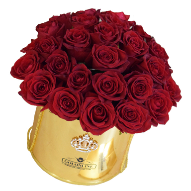 باکس گل رز هلندی گل آنلاین مدل 002
