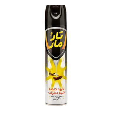 اسپری حشره کش و سوسک کش تار و مار مدل دو منظوره حجم 400 میلی لیتر
