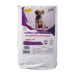 زیرانداز بهداشتی حیوانات تافته کد 001 سایز کوچک بسته 12 عددی