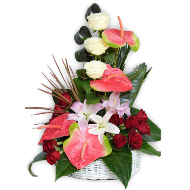 سبد گل گل آنلاین کد 033