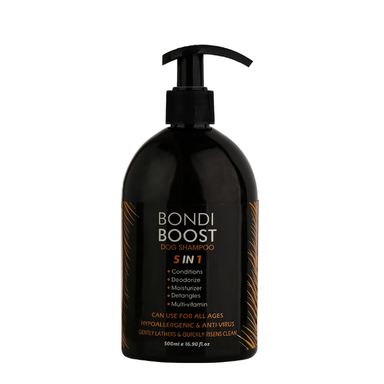 شامپو سگ بوندی بوست (Bondi Boost) مدل 5in1 حجم 500 میلی لیتر