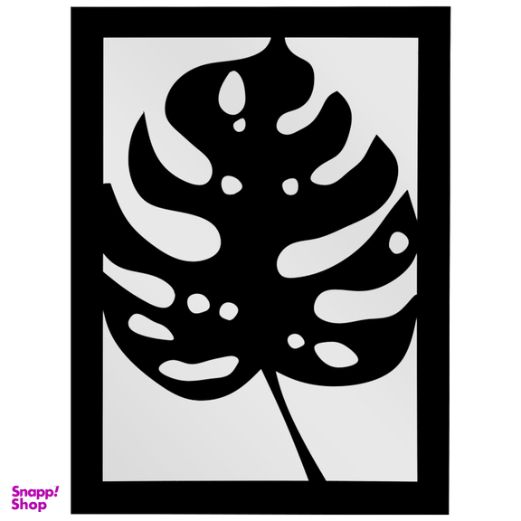تابلو آینه الف طرح برگ کد 2