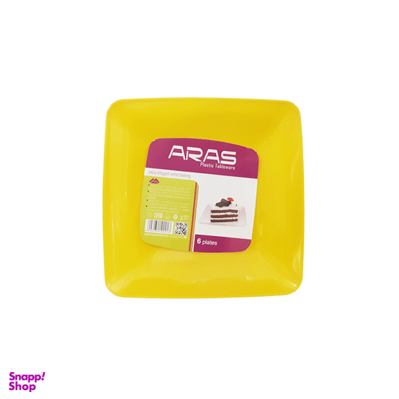 پیش دستی یکبار مصرف ارس کد A04 بسته 6 عددی