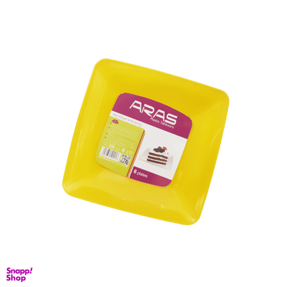 پیش دستی یکبار مصرف ارس کد A04 بسته 6 عددی