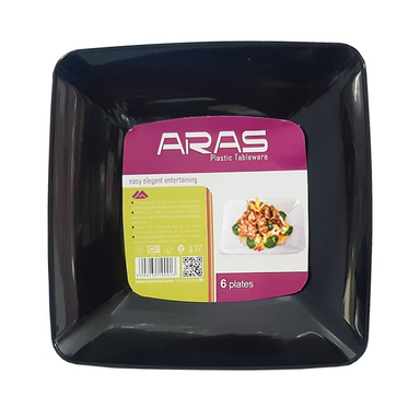 بشقاب یکبار مصرف ارس کد A02 بسته 6 عددی