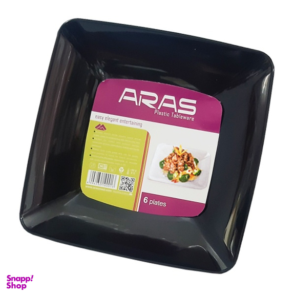 بشقاب یکبار مصرف ارس کد A02 بسته 6 عددی