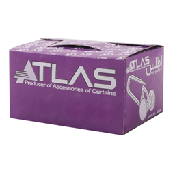 گیره پرده اطلس (Atlas) مدل AT-100 بسته 100 عددی