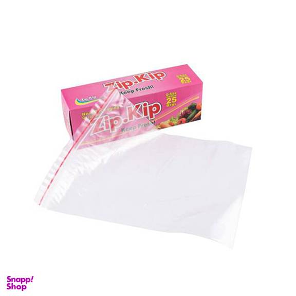 کیسه زیپ دار زیپ کیپ (Zip. Kip) مدل تک زیپ بسته 25 عددی