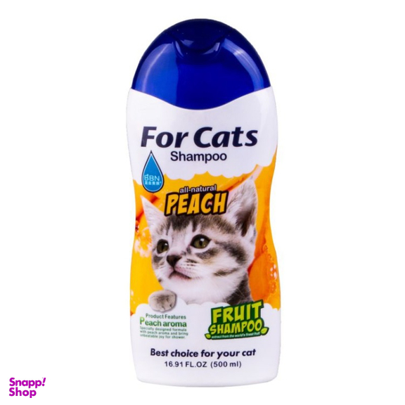 شامپو گربه بی بی ان مدل هلو حجم 500 میلی لیتر