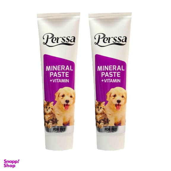 خمیر مینرال سگ و گربه پرسا مدل Mineral وزن 100 گرم بسته 2 عددی