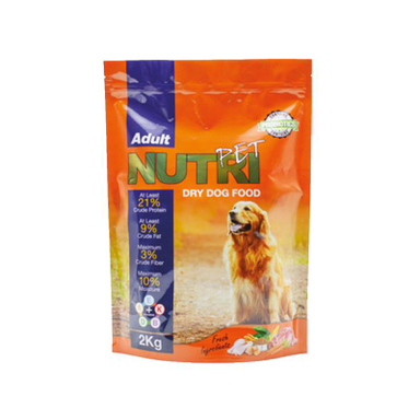 غذای خشک سگ نوتری پت (Nutri Pet) مدل 21٪ پروتیین وزن 2 کیلوگرم